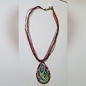 Elegant Pink Pendant Necklace